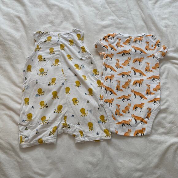 Bundle Gender Neutral Baby Onesies Bamboo Angel Dear Cloud Island 12-24M - Picture 7 of 8